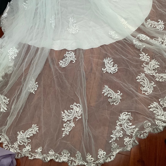 Essence of Australia street size 4 D2174 NWT Ivory wedding dress - Picture 8 of 16